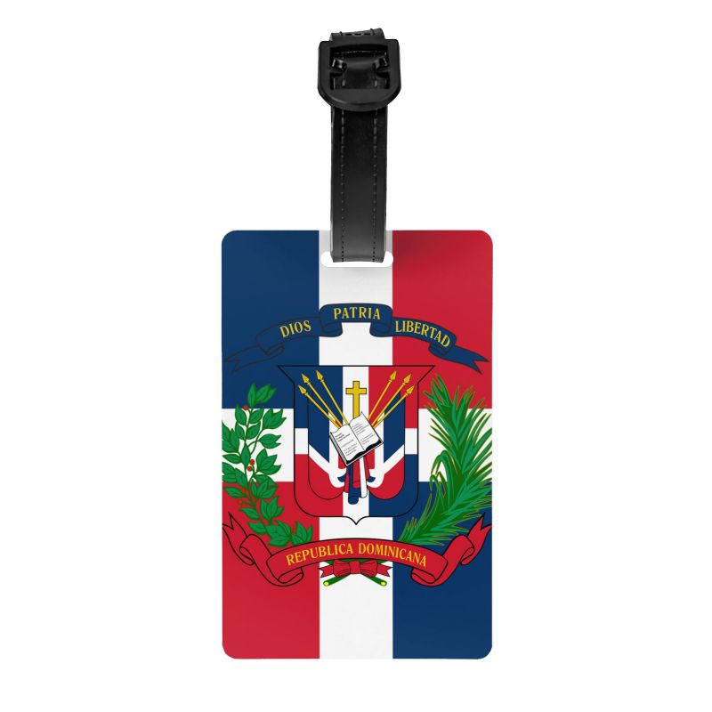 Travel Luggage Set - Gepäckanhänger mit der Flagge der Dominikanischen