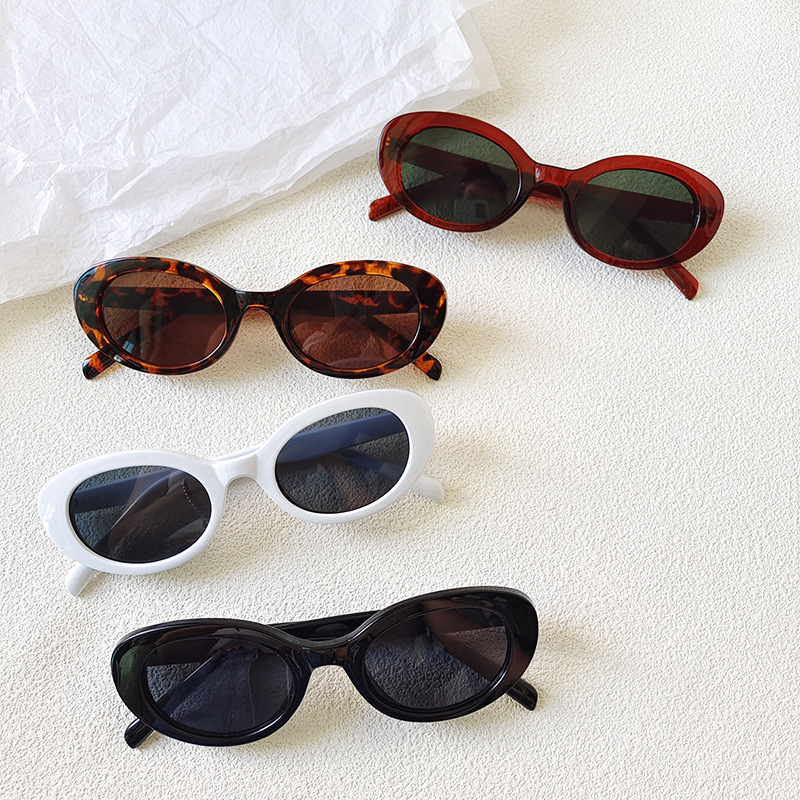 Designer Sunglasses - Vintage Kleine Ovale Sonnenbrille für Damen