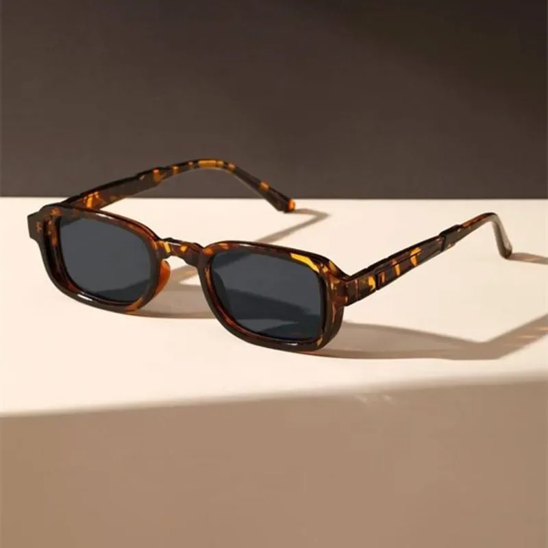 Designer Sunglasses - Luxuriöse Rechteckige Sonnenbrille für Damen, Ovale