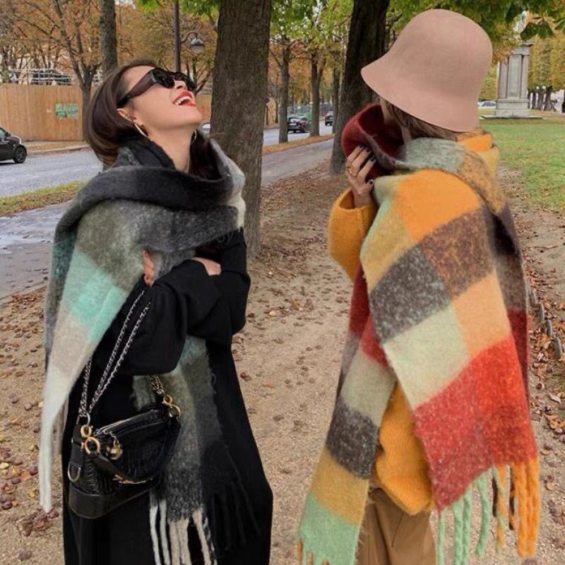 Cashmere Scarf - NEUE Luxus Winter Dicke Warme Schal