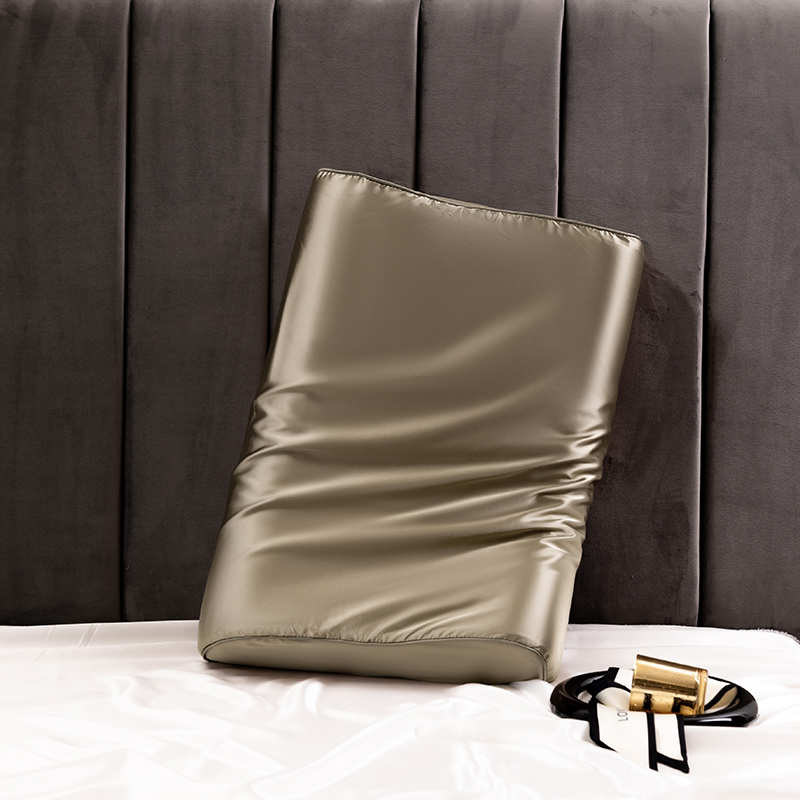 Silk Pillowcase - Satin-Seiden-Kissenbezug für Memory-Schaum und Latex-Kissen, solider
