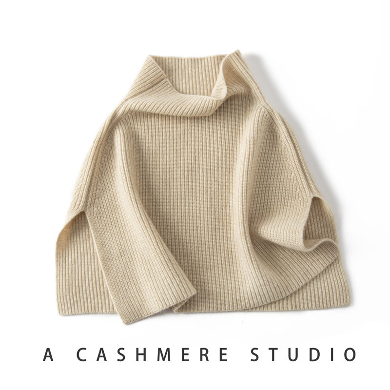 Cashmere Scarf - MERRILAMB Pullover-Schal, gestrickter Kaschmir-Schal, Winterschals, Mantel