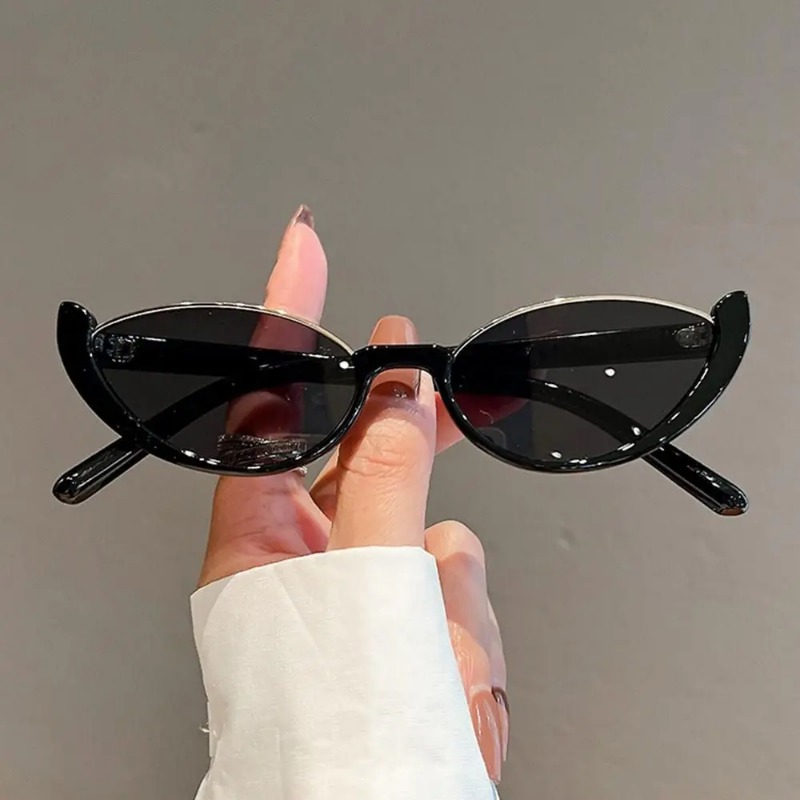 Sunglasses Uv400 - Vintage Kleine Cat-Eye-Sonnenbrille für Damen, Trendige