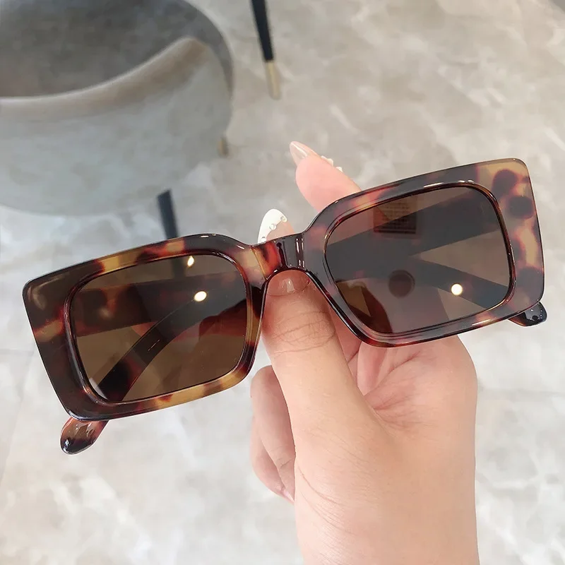Sunglasses Uv400 - Neue, angesagte, kleine, rechteckige Sonnenbrille für