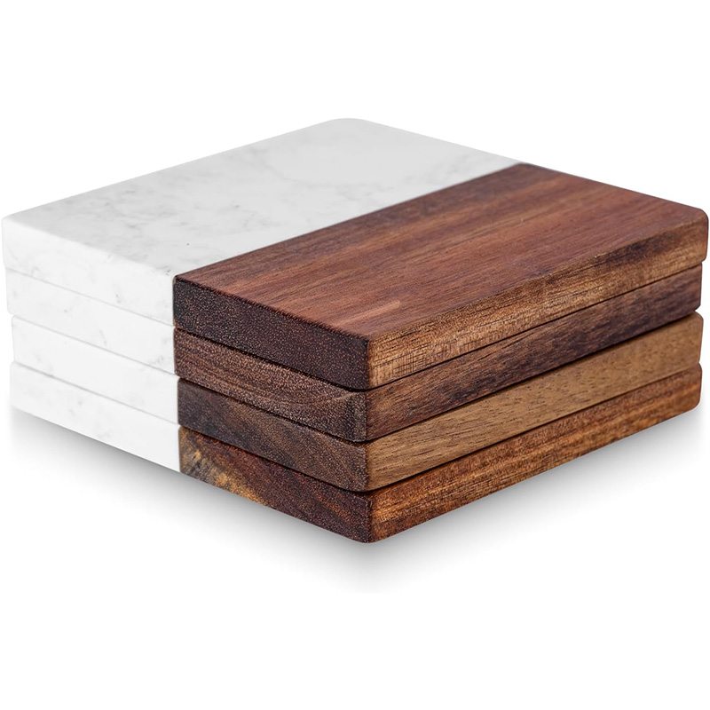 4-teiliges Untersetzer-Set aus – Marble Coaster Set Bewertung und Preis