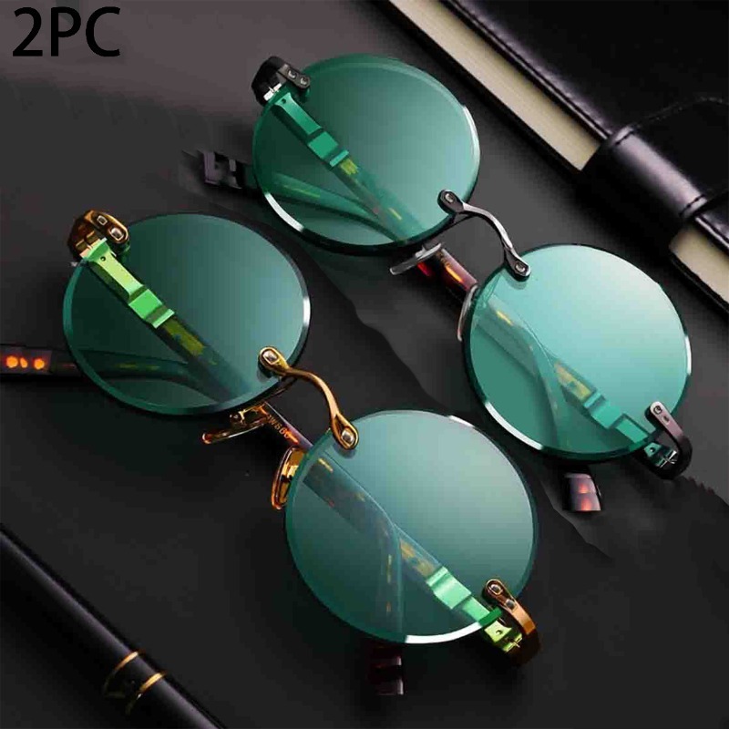 Modische, klassische randlose  – Designer Sunglasses Bewertung und Preis
