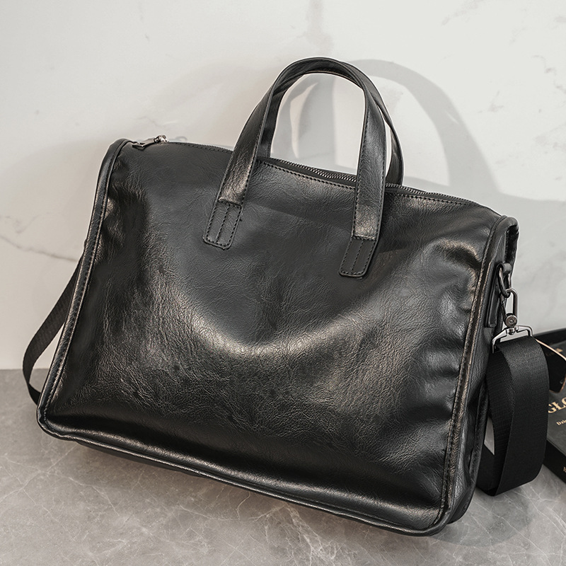 Lässige Business-Herrenhandtas – Leather Briefcase Bewertung und Preis