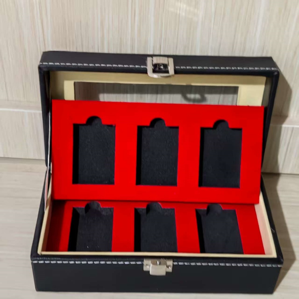 Retro zweilagige 6-Gitter-Feue – Premium Cigar Case Bewertung und Preis