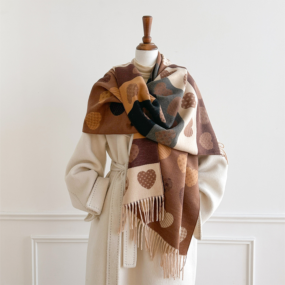 Damen-Schal aus Kaschmir-Imita – Cashmere Scarf Bewertung und Preis