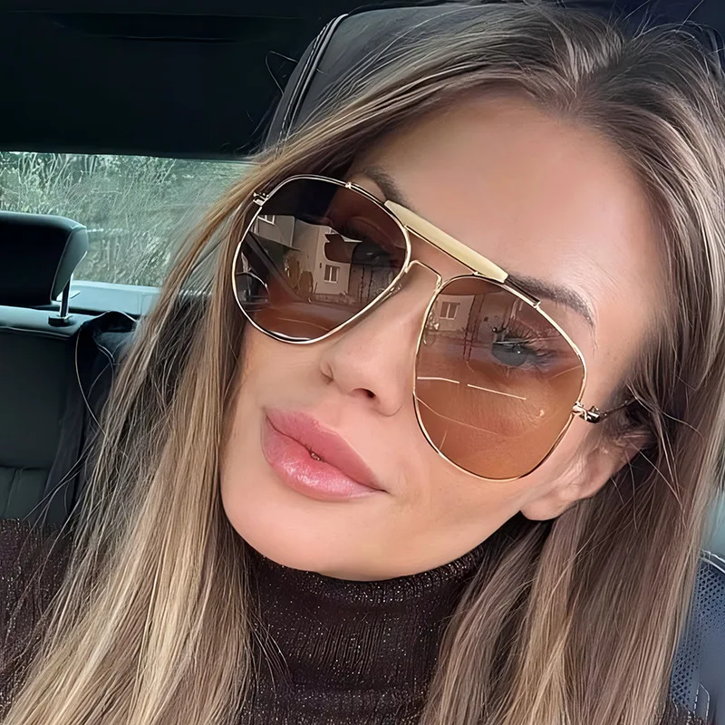 Retro Metall Doppelbrücken-Pil – Designer Sunglasses Bewertung und Preis
