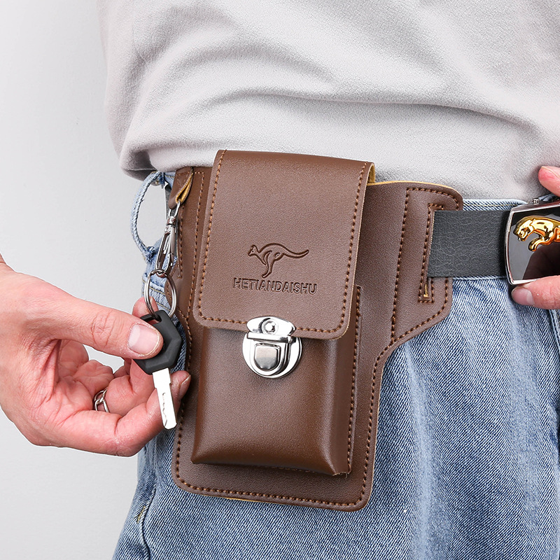 Herren Gürteltasche Handyhalte – Leather Wallet Men Bewertung und Preis