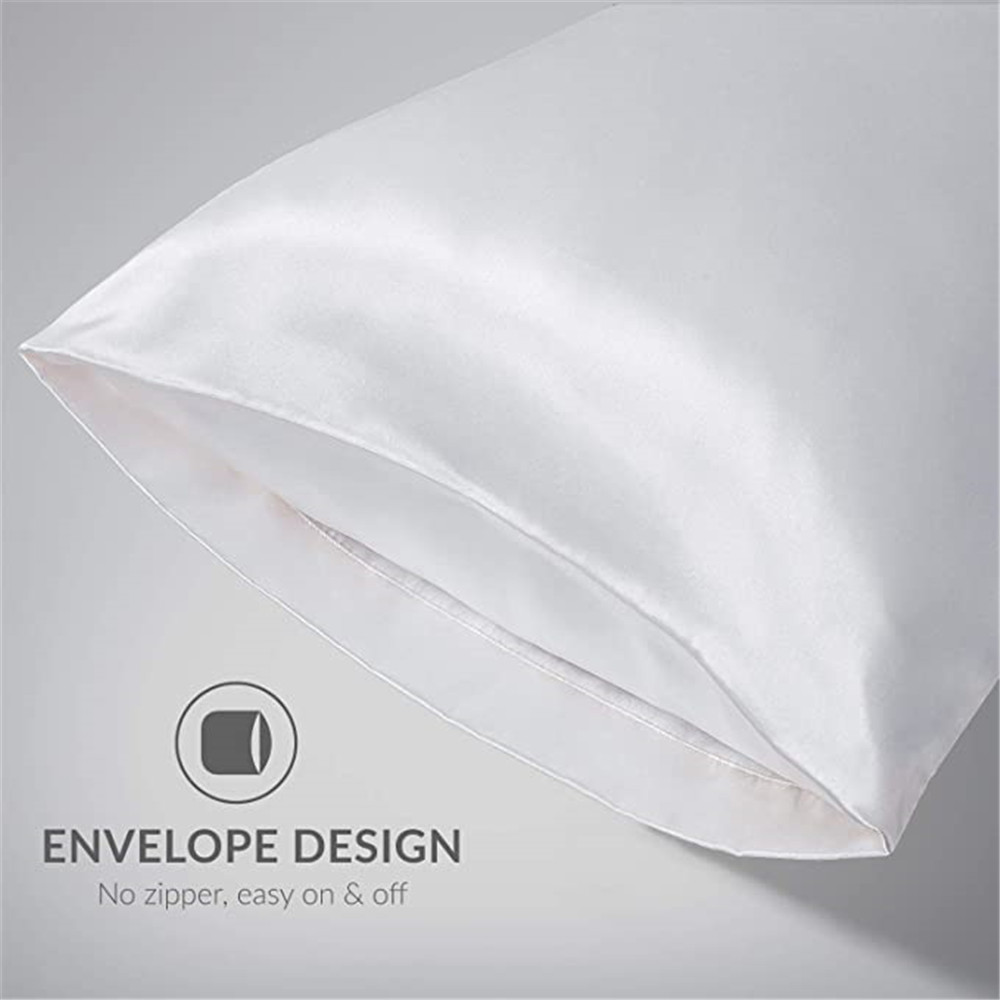 2 teile/los Solide Seidige Sat – Silk Pillowcase Bewertung und Preis