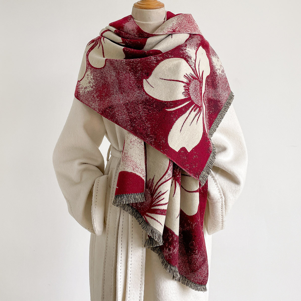 Damen-Schal aus Kaschmir-Imita – Cashmere Scarf Bewertung und Preis
