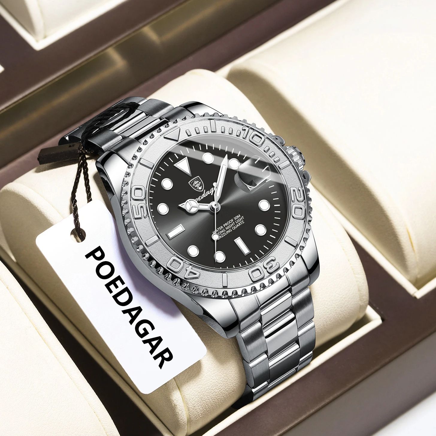 POEDAGAR Trendy Sport Mann Uhr – Luxury Watch Men Bewertung und Preis
