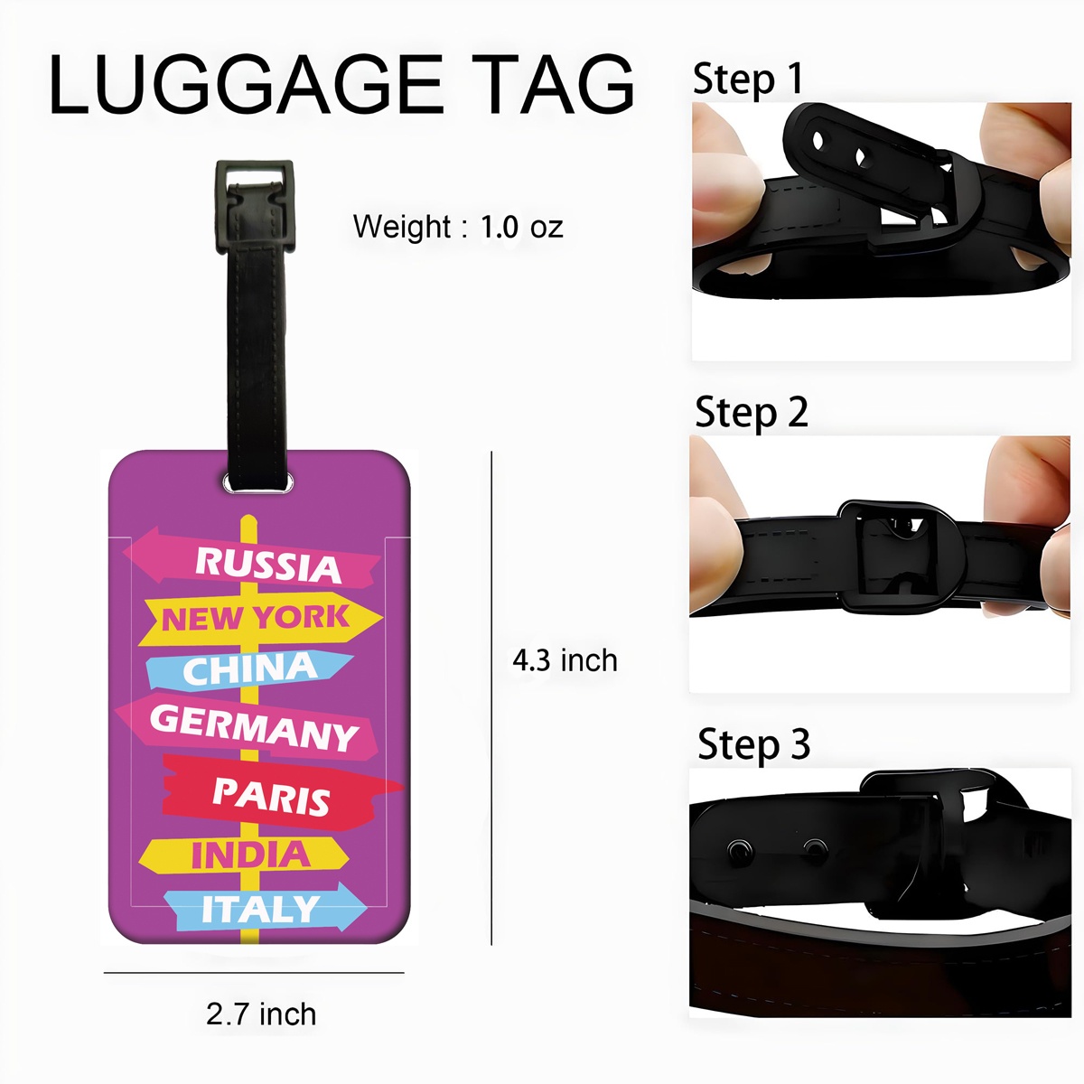 Kreative Straßenschilder-Anwei – Travel Luggage Set Bewertung und Preis