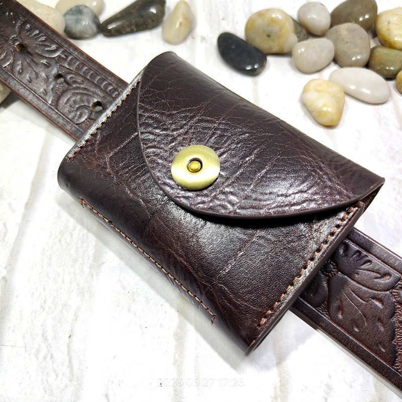 Blongk Mini Hüft tasche dünne  – Leather Wallet Men Bewertung und Preis