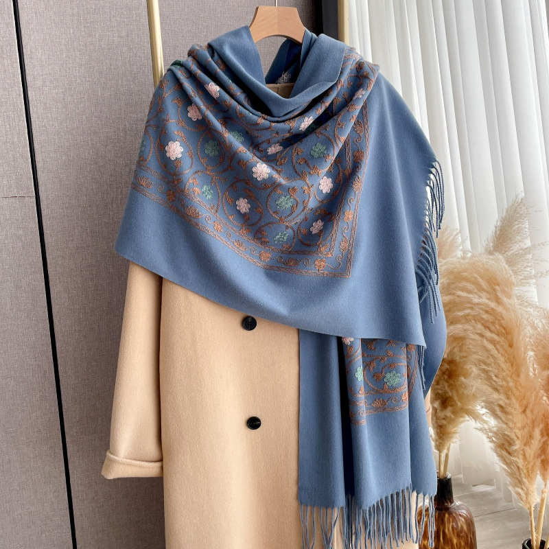 2023 neue Stickerei Kaschmir S – Cashmere Scarf Bewertung und Preis