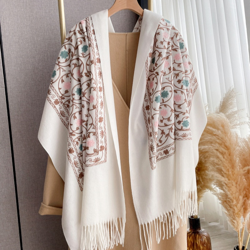 2023 neue Stickerei Kaschmir S – Cashmere Scarf Bewertung und Preis