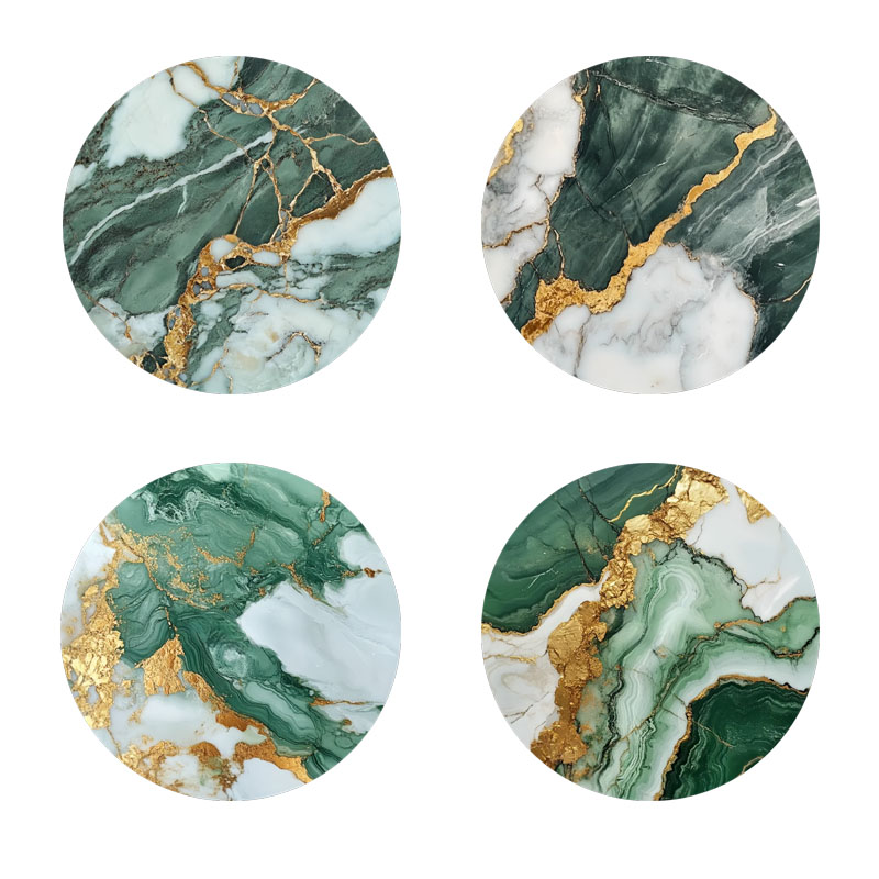 4 Stück Untersetzer mit Marmor – Marble Coaster Set Bewertung und Preis